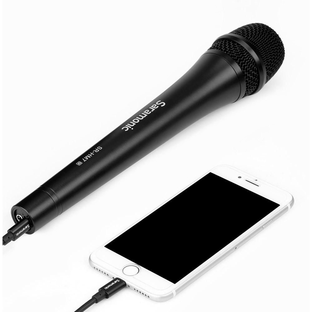 Saramonic SR-HM7 DI Handheld Dynamic USB Microphone for iOS Devices - Black
