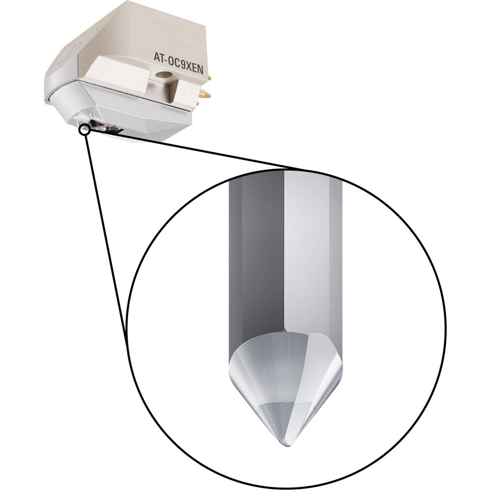 Audio-Technica Consumer AT-OC9XEN Dual Moving Coil Cartridge - Elliptical Nude Stylus