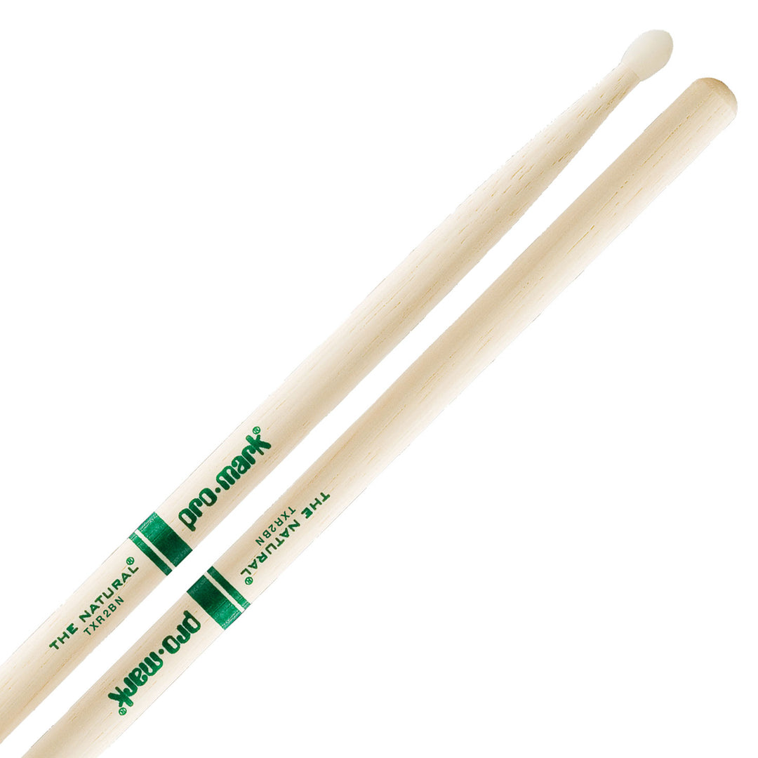 Promark TXR2BN -Promark American Hickory Nylon Tip Drumsticks