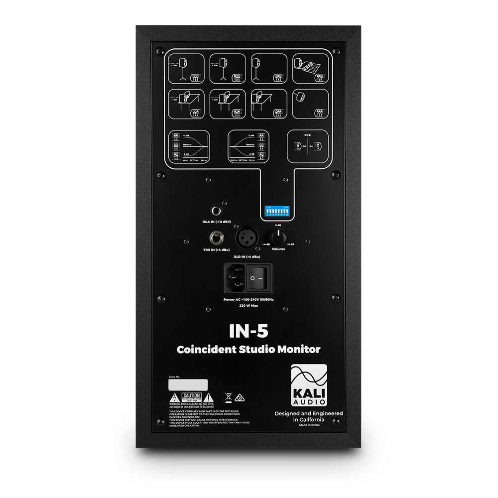 Kali Audio INDEPENDENCE Coincident 5" 3-way 160w Powered Studio Monitor (each)
