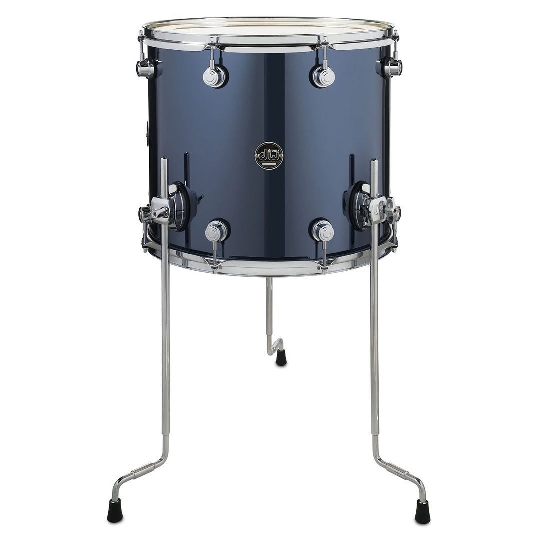 DW Performance Series Floor Tom 14x16 Finish Ply - Chrome Shadow