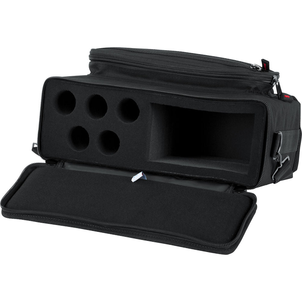 Gator GM-5W Deluxe Bag for Wireless Microphone System with 5x Mics