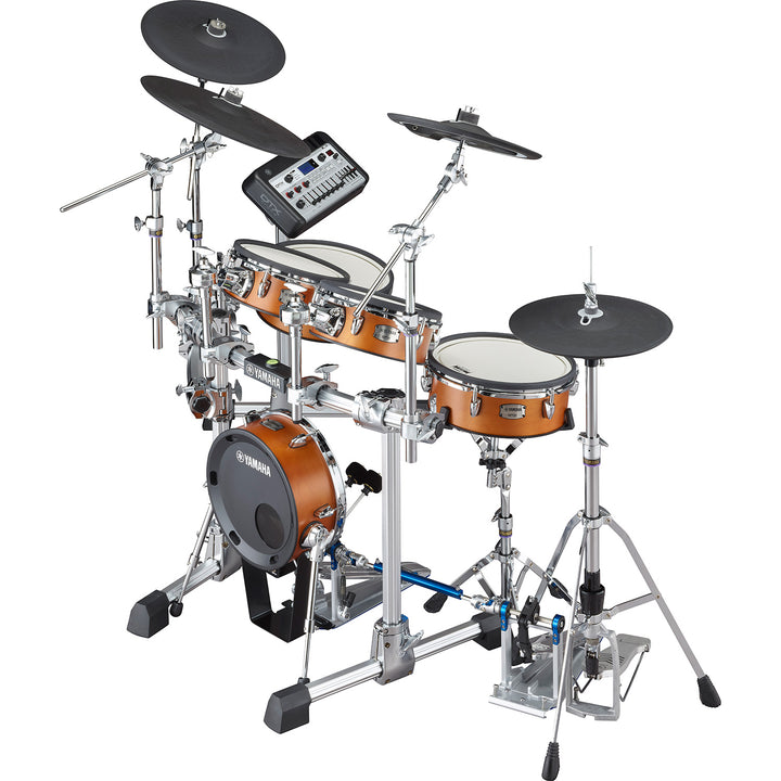 Yamaha DTX10KXRW Electronic Drum Kit with Module, TCS Pad Set, Cymbals, Hardware and Rack-Real Wood (dtx-10-kx-rw)