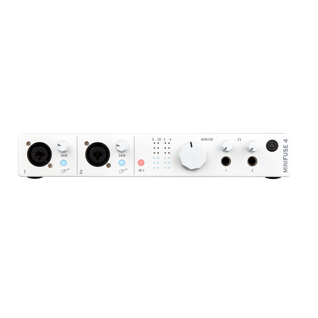 Arturia MiniFuse 4 Portable 4-Channel USB Audio Interface - White