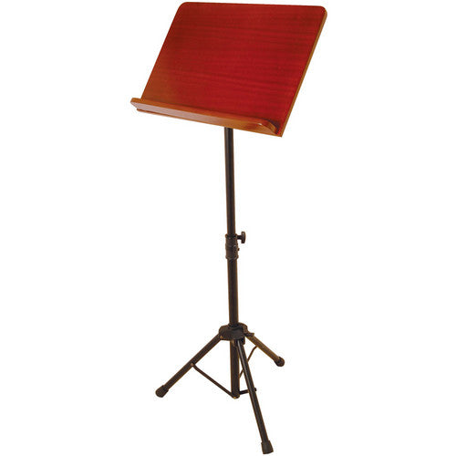 On-Stage SM7312W - Conductor Stand with Wide Wooden Bookplate