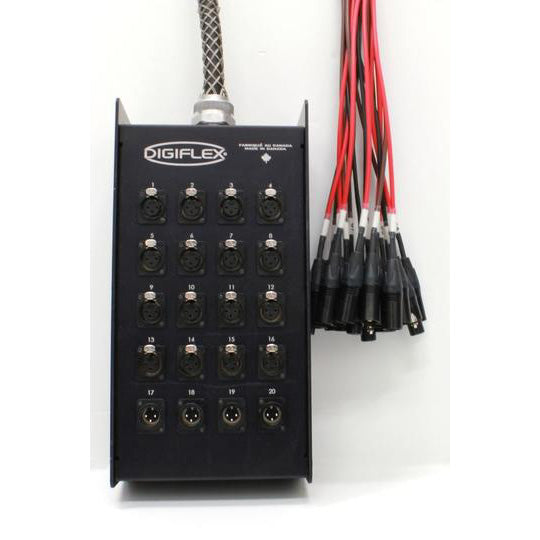 Digiflex DPR16-4X-200 - 200 Foot 16/4 Channel Snake with XLR Returns