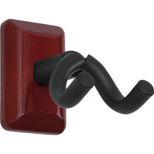 Gator GFW-UKE-HNGRCHR Wall Mounted Ukulele/Mandolin Hanger with Cherry Mounting Plate