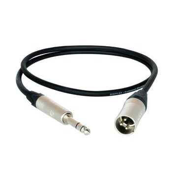 Digiflex NXMS-3 - 3 Foot NK2/6 Adapter Cable -XLRM to Stereo Phone Plug