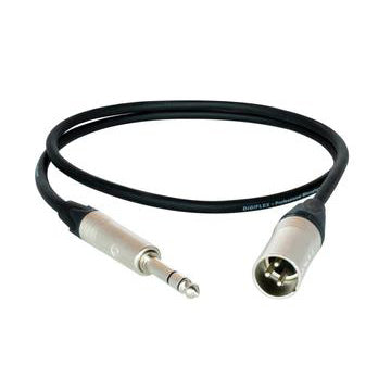 Digiflex NXMS-15 - 15 Foot NK2/6 Adapter Cable -XLRM to Stereo Phone Plug