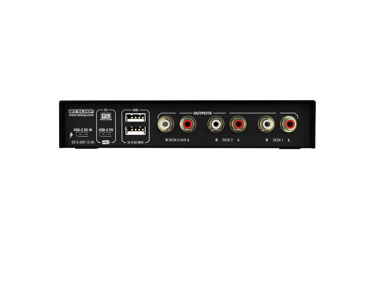 Reloop FLUX 3-channel (6x6 in/out) USB-C DVS interface for Serato DJ Pro