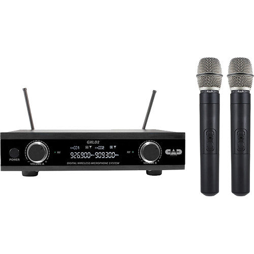 CAD Audio GXLD2HHAH - Wireless Dual Handheld Microphone System