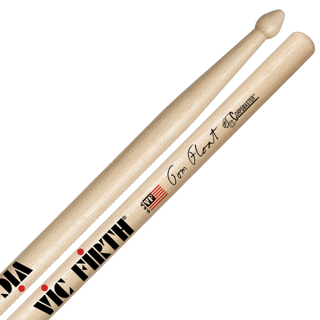 Vic Firth STF Corpsmaster Signature Snare-Tom Float Drumsticks