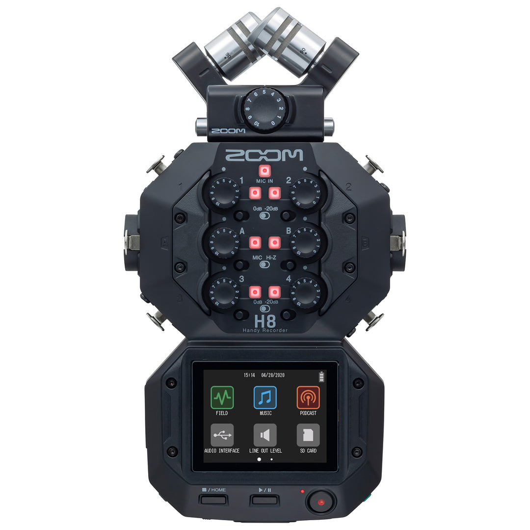 Zoom H8 Handy Recorder Portable Pocket Recording Device