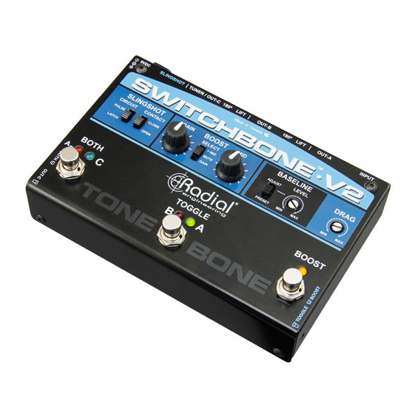 Switchbone Tonebone Switchbone-V2 Amp Selector and Boost Pedal – Music City Canada