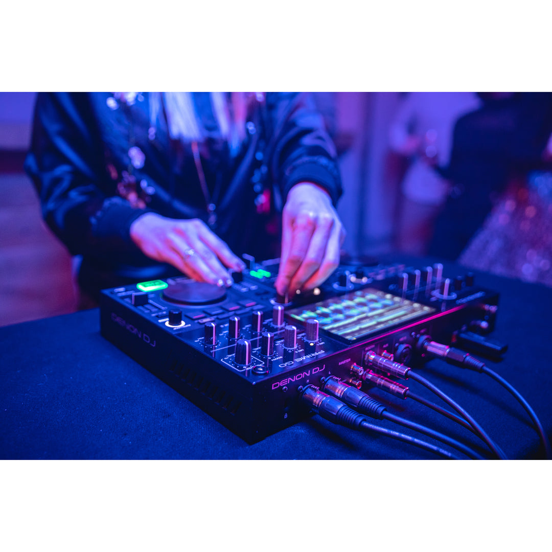 Denon PRIME GO Rechargeable Smart DJ 2-Deck Console w/ 7'' Touchscreen