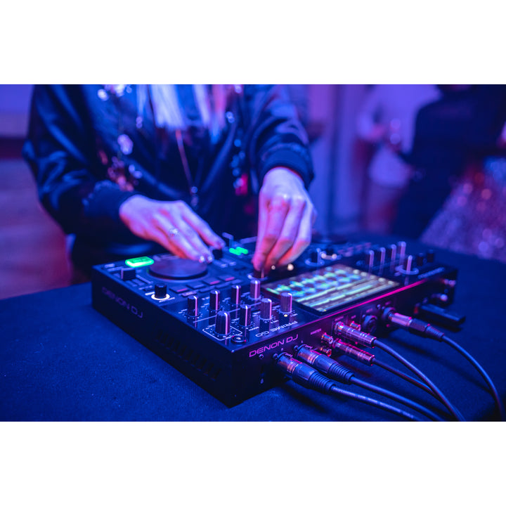 Denon PRIME GO Rechargeable Smart DJ 2-Deck Console w/ 7'' Touchscreen