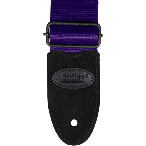 On-Stage GSA20 Seatbelt Guitar Strap - Purple