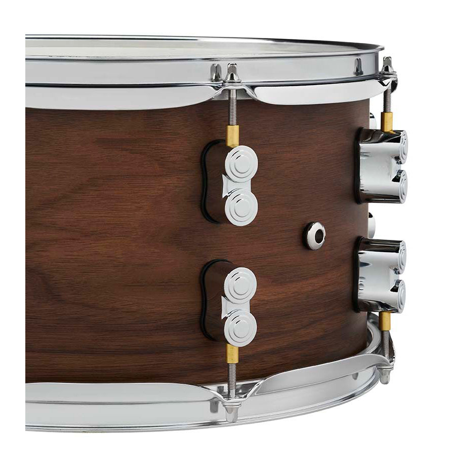 PDP Concept Series Maple Hybrid Limited Edition “EXT-PLY” 7x13 Snare Drum w/ Chrome Hardware - Walnut Natural Satin