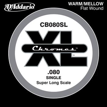 D'Addario CB080SL - SINGLE  BASS CHROMES 080 SL