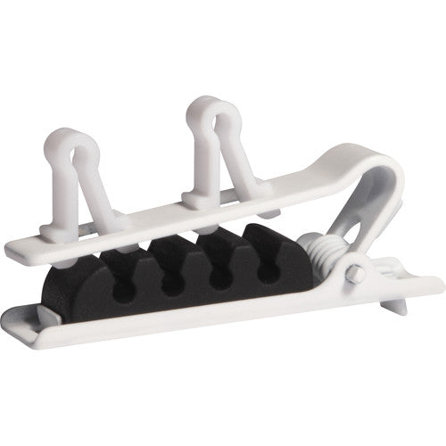 Shure Tie Clip for TwinPlex Lavalier Microphones (3-Pack) Dual White