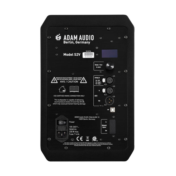 Adam S2V - 2 way, 7" woofer, Analogue and Digital Inputs, onboard DSP