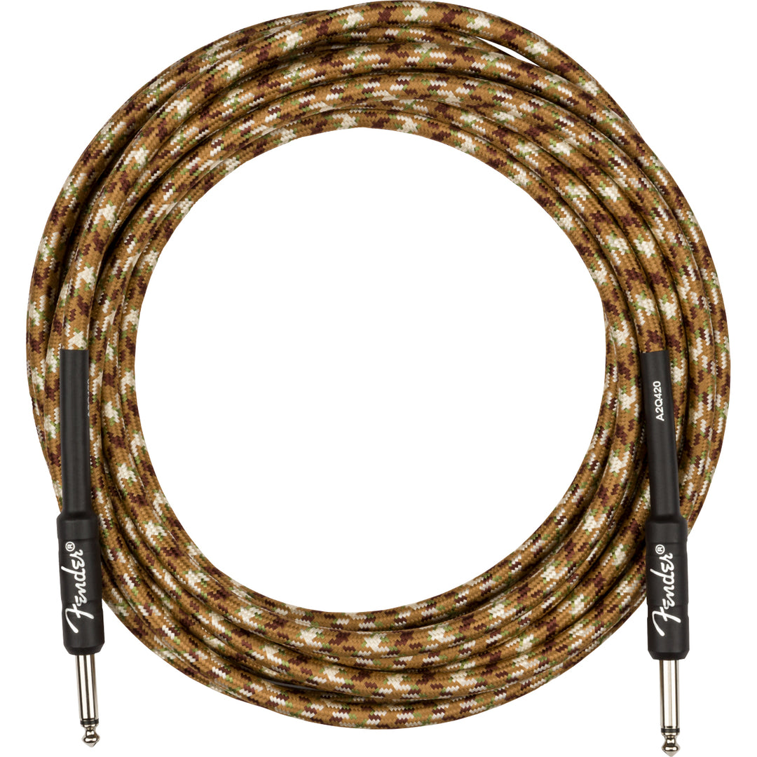 Fender Professional Series Instrument Cable 18.6 Straight/Straight - Desert Camo