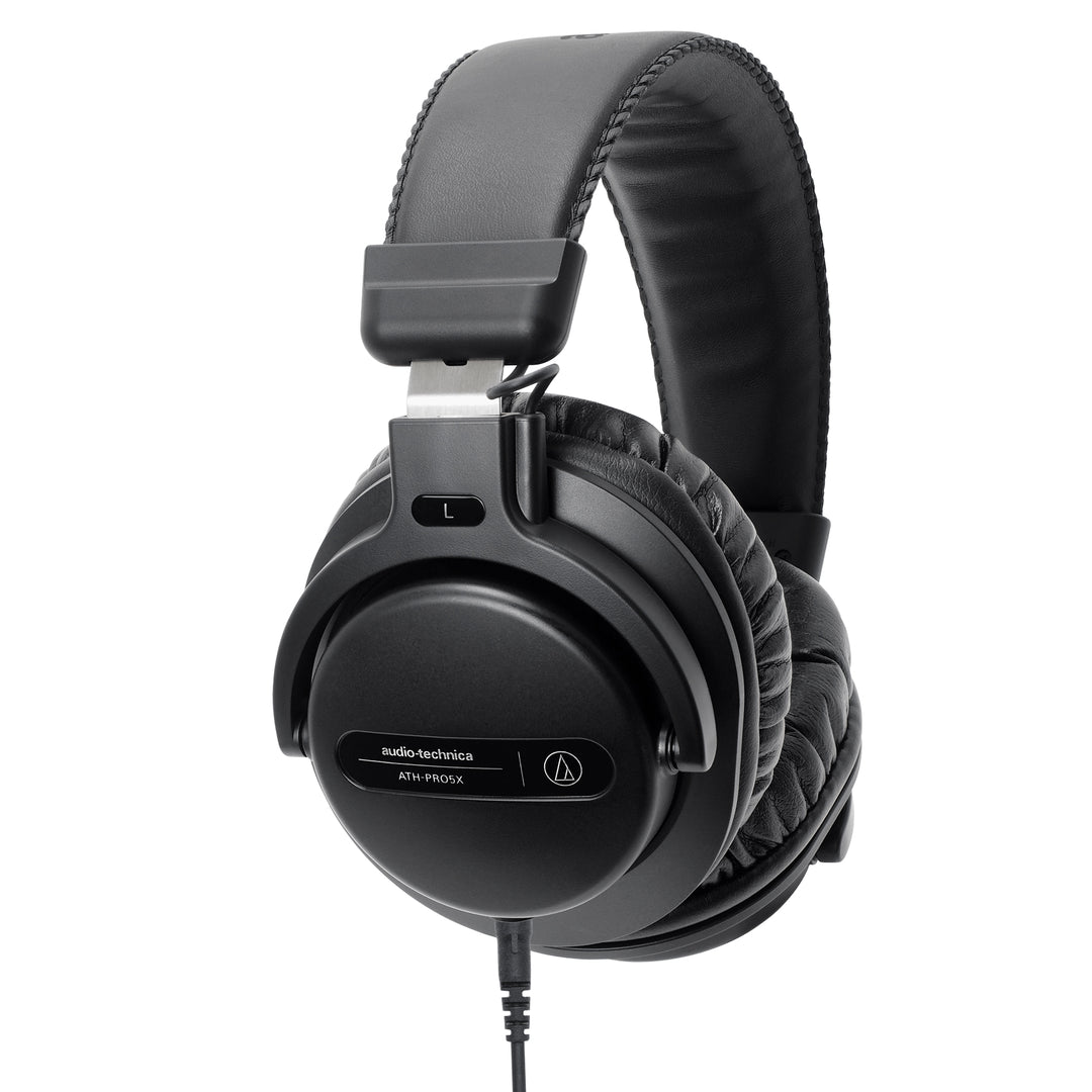 Audio-Technica ATH-PRO5X Professional Over-Ear DJ Monitor Headphones - Black