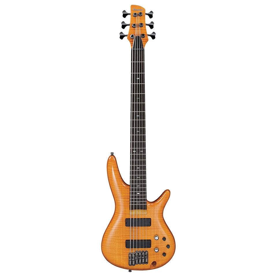 Ibanez GVB36AM Gerald Veasley Signature 6-String Electric Bass - Amber