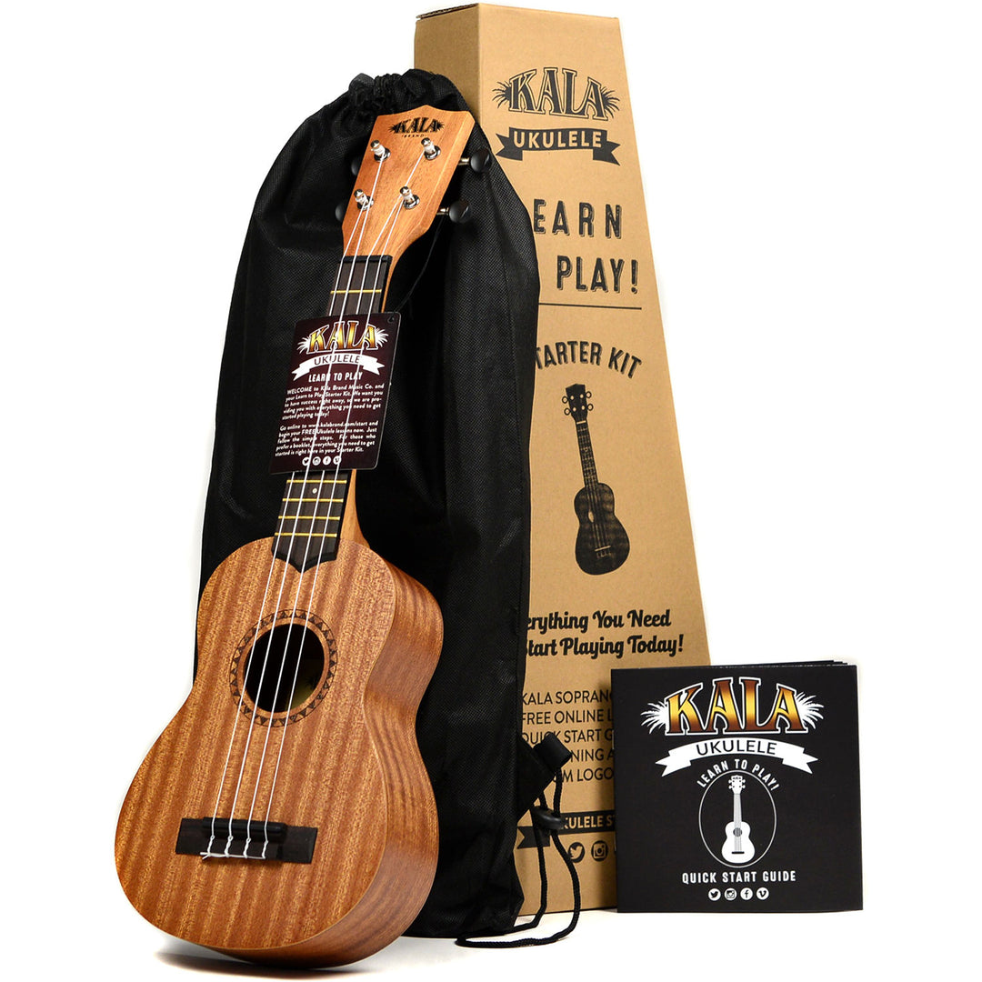 Kala Ukulele Starter Kit Package - Soprano