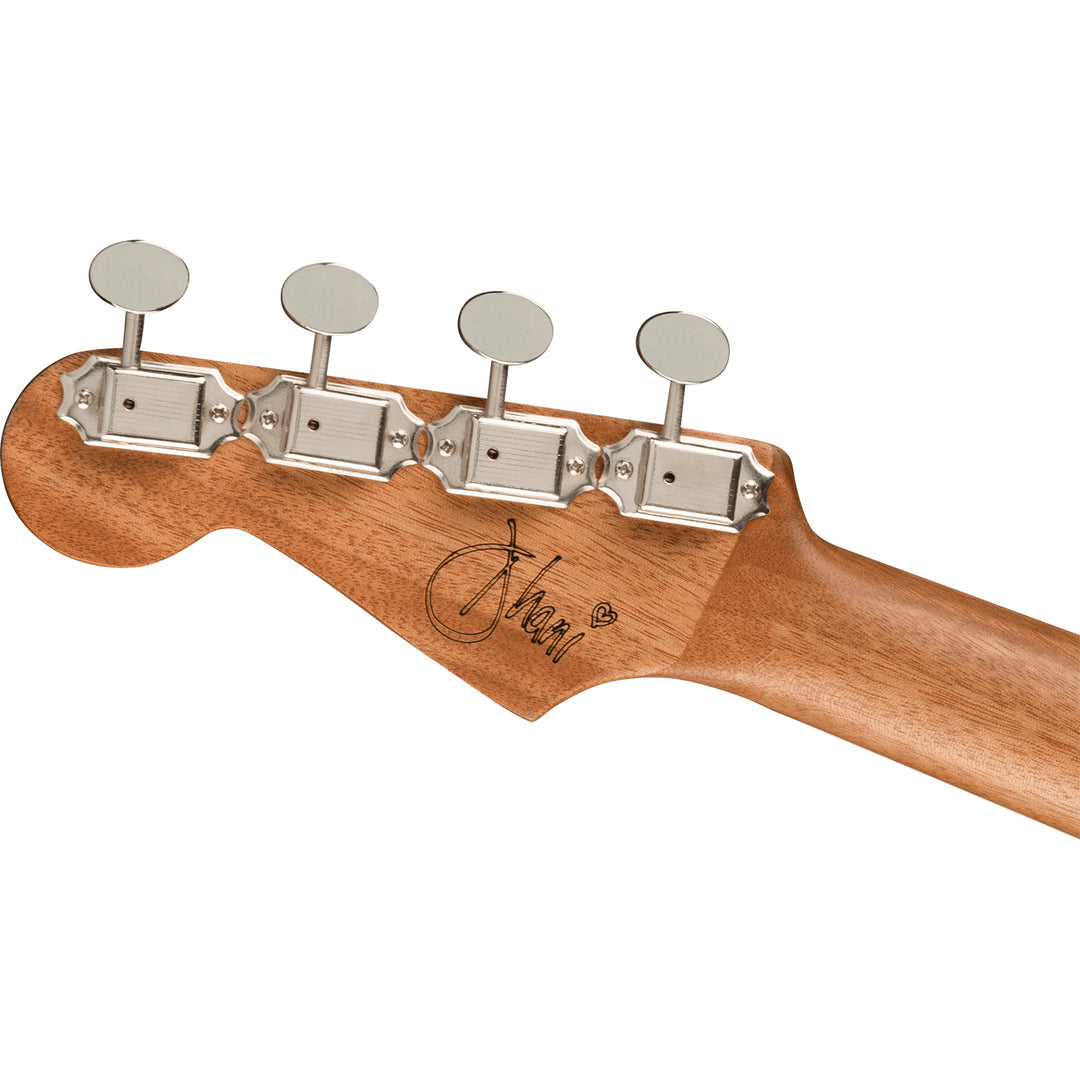 Fender Dhani Harrison Uke Walnut Fingerboard Tenor Ukulele - Turquoise
