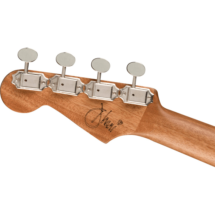 Fender Dhani Harrison Uke Walnut Fingerboard Tenor Ukulele - Turquoise