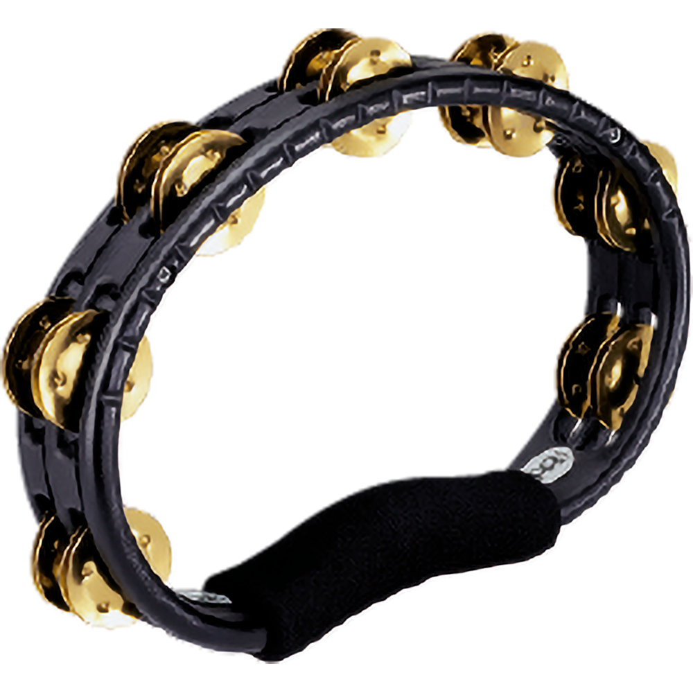 Meinl Percussion- TMT1B-BK- Meinl ABS Tambourine W/Brass Jingles