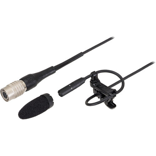 Audio-Technica BP898cW Submini Cardioid Condenser Lavalier Microphone w/ 55” Cable, Locking 4-Pin HRS-Type for CW Body-Pac