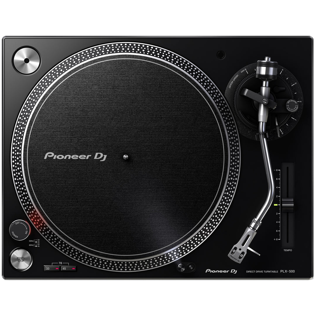 Pioneer DJ PLX-500 High-Torque Direct Drive Turntable - Black