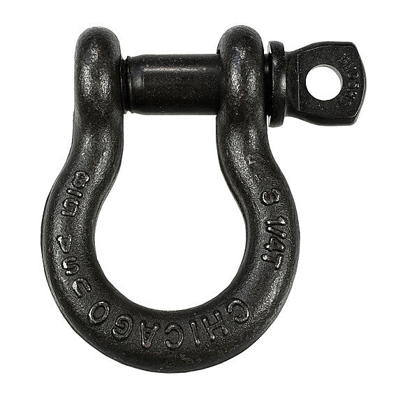 The Light Source - 5/8 Screw Pin Shackle Black USA 3-1/4 To