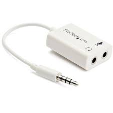 Startech .5mm 4 Position to 2x 3 Position 3.5mm Headset Splitter Adapter