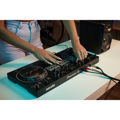 Pioneer DJ DDJ-REV1 Scratch-Style 2-Channel DJ Controller for Serato DJ Lite - Black