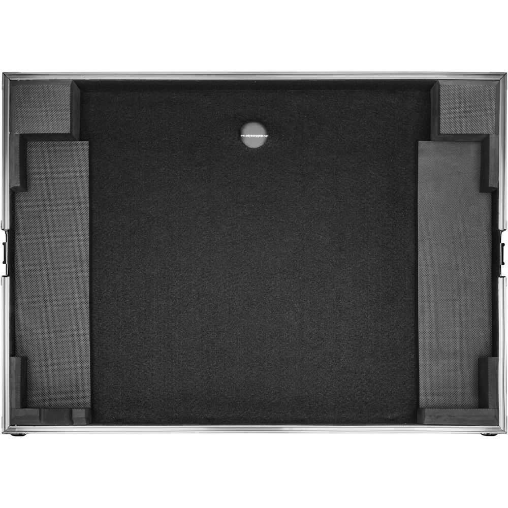 Odyssey FZDNPRIME4 Flight Zone Case for Denon Prime 4 DJ Controller System - Silver and Black