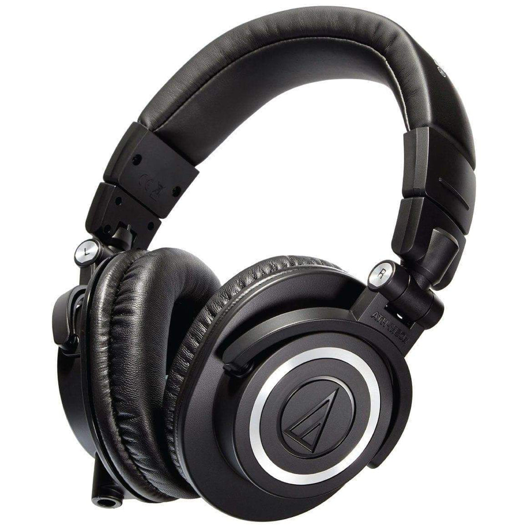 Audio-Technica ATH-M50X Closed-Back Dynamic Monitor Headphones - Black –  Music City Canada