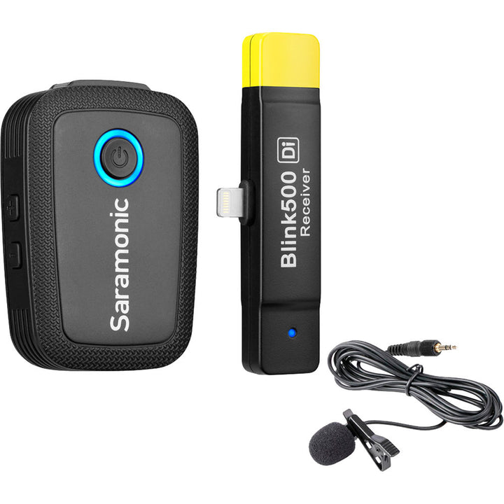 Saramonic Blink 500 B3 Digital Wireless Omni Lavalier Microphone System for Lightning iOS Devices (2.4 GHz) - Black