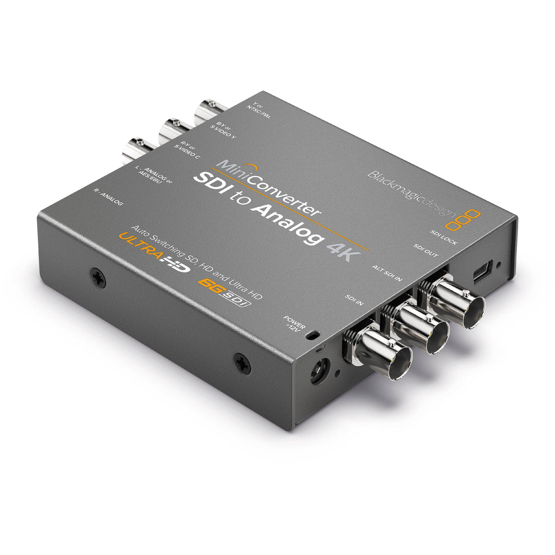 Blackmagic Design Mini Converter SDI to Analog 4K with 12V Power Supply