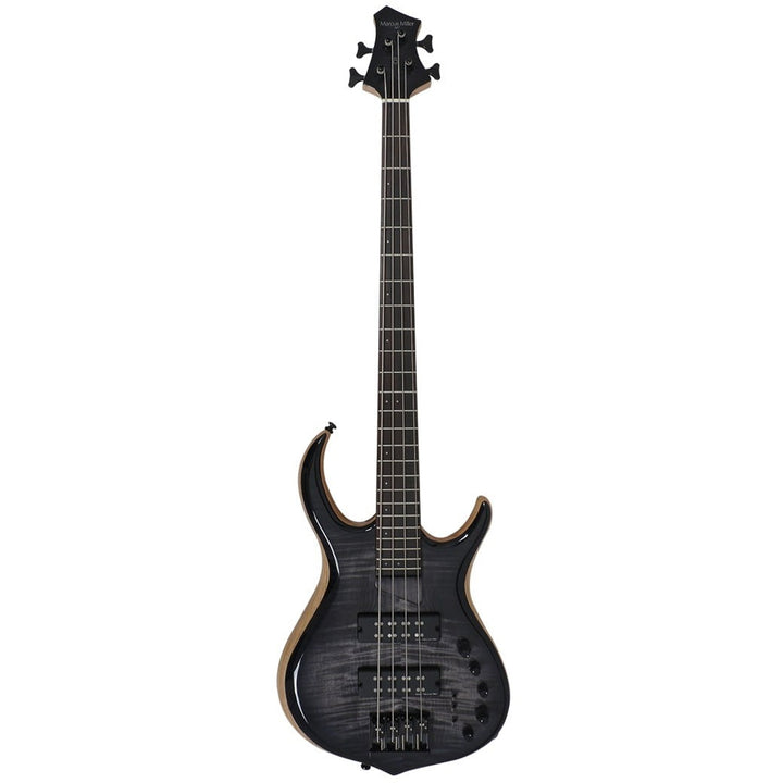 Sire Marcus Miller M7 Swamp Ash 4-String 2nd Gen Electric Bass Guitar (Transparent Black Satin)