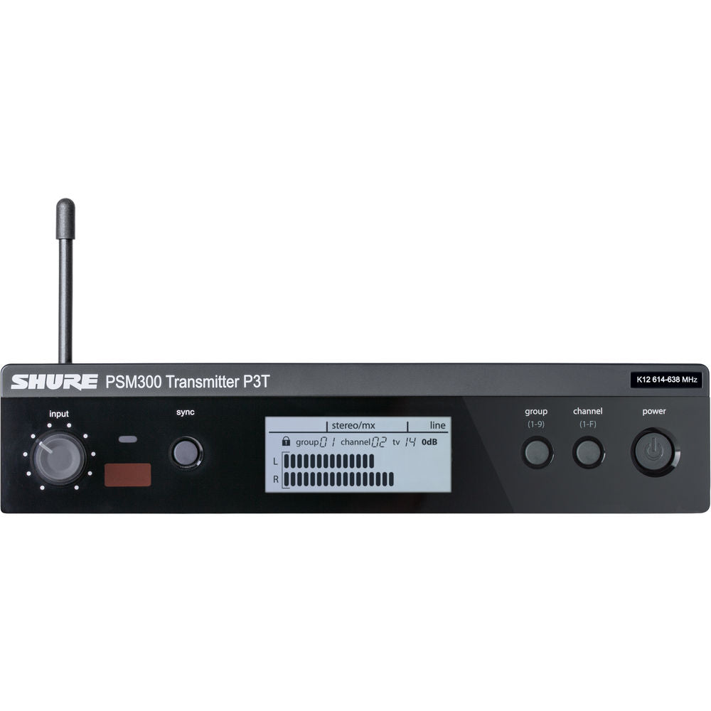 Shure P3T Wireless Transmitter for PSM300 System G20: 518 - 541 MHz