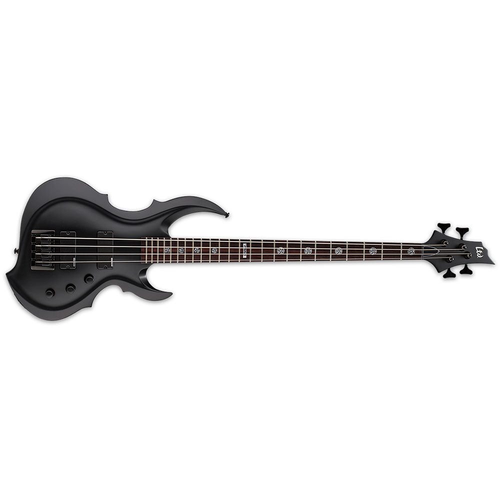 ESP LTD TA-204 FRX Tom Araya 4-String Bass Guitar - Black Satin