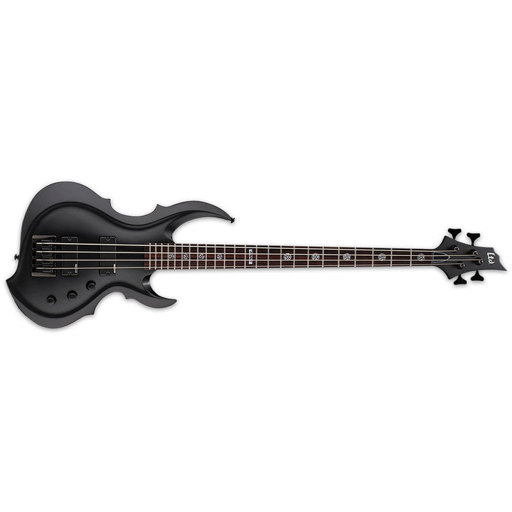 ESP LTD TA-604 FRX Tom Araya 4-String Electric Bass (with case) - Black Satin