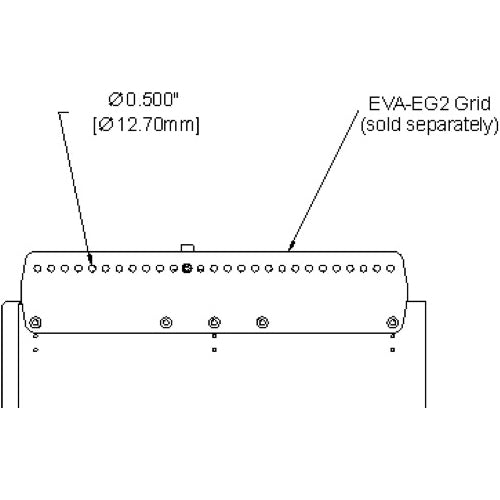 Electro-Voice EVA-EG2-BLK - Extended Grid (Black)