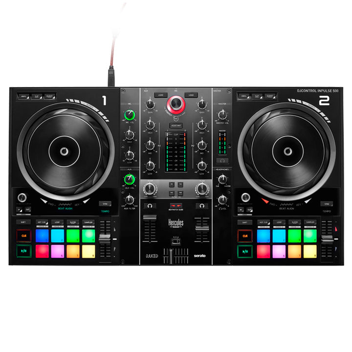 Hercules DJ Inpulse 500 DJ Software Controller - Black