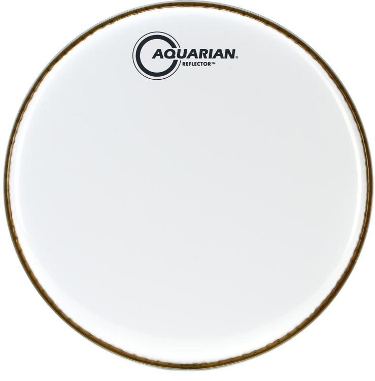 Aquarian REF10W- Aquarian 10" Reflector Drumhead/Ice White