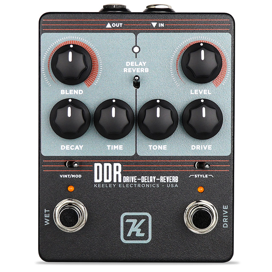 Keeley DDR Drive Delay Reverb Multi-Effect Guitar Pedal