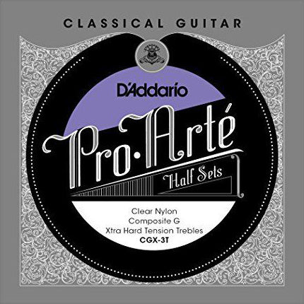D'Addario CGX-3T - 1/2 SET CLAS GTR CMP NYL XHARD